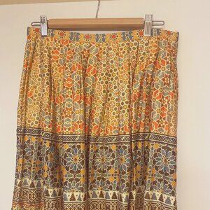 Patterned Beaded A-line Skit